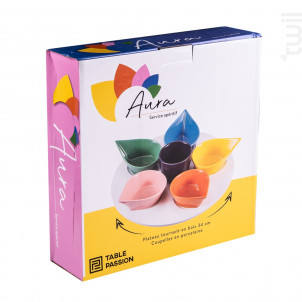 Service Apéritif Aura 7 Pièces 34 Cm - table passion -  - 