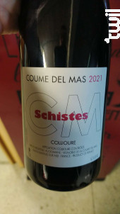 SCHISTES - COUME DEL MAS - 2021 - Rouge