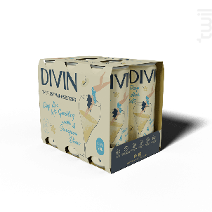 Divin Wine Seltzer - Pack De 6 Canettes - Divin - No vintage - Blanc