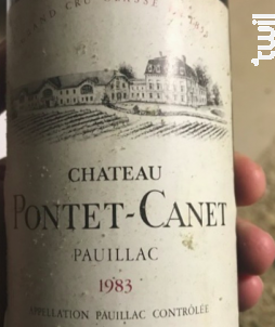 Château Pontet-Canet - Château Pontet-Canet - 1983 - Rouge