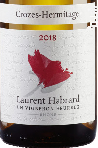 Crozes-Hermitage Grand Classique - Domaine Laurent Habrard - 2018 - Blanc