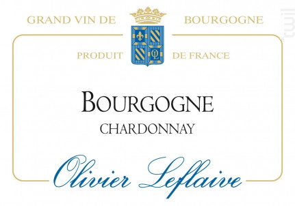 Bourgogne Chardonnay - Maison Olivier Leflaive - 2015 - Blanc