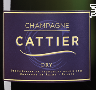 Dry - Champagne Cattier - No vintage - Effervescent