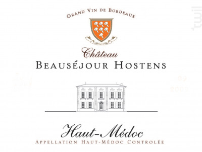 Château Beauséjour Hostens - SCV Vignerons associés - 2014 - Rouge