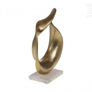 Décoration À Poser Twisty Gold Hauteur 32 Cm - Amadeus -  - 