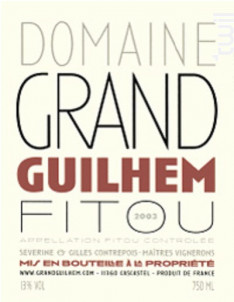 Fitou - Domaine Grand Guilhem - 2011 - Rouge
