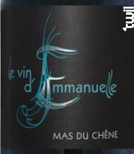 Le vin d'Emma - Mas du Chêne - 2021 - Rouge