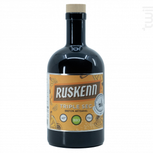 Triple sec RUSKENN bio 40° 70cL - Distillerie Breizh'Cool - No vintage - 