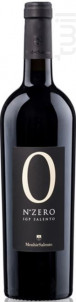 N Zero Negroamaro - Menhir Salento - No vintage - Rouge