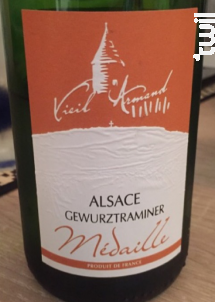 Médaille Alsace Gewurztraminer - La Cave du Vieil Armand - 2016 - Blanc