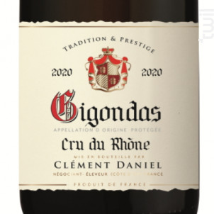 GIGONDAS - Clément Daniel - 2020 - Rouge