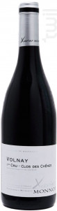VOLNAY 1er cru Clos des Chênes - Domaine Xavier Monnot - 2015 - Rouge