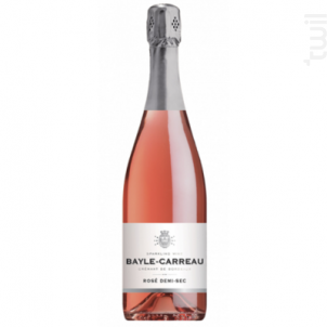 Crémant rosé demi-sec - Vignobles Bayle-Carreau - No vintage - Effervescent
