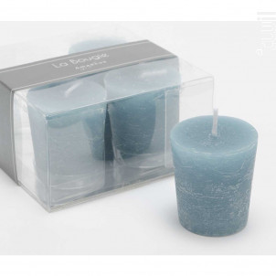 Lot De 4 Bougies Votive 4 3 X 4 7 Cm Bleu - Amadeus -  - 