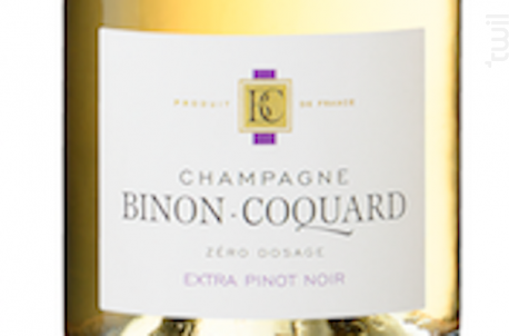 Extra Pinot Noir - Champagne Binon Coquard - No vintage - Effervescent
