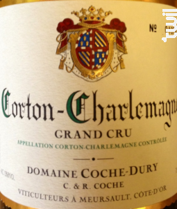 Corton-Charlemagne Grand Cru - Domaine Coche Dury - 2012 - Blanc