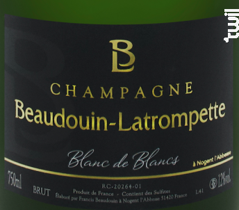 Blanc de Blancs - Champagne Beaudouin-Latrompette - No vintage - Effervescent