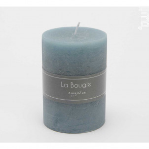 Bougie Petit Cylindre 7 X 10 Cm Bleu lot De 6 - Amadeus -  - 