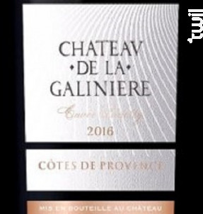 Cuvée Badetty - Château de la Galinière - 2016 - Rouge