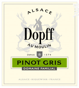 Pinot Gris de Riquewihr - Dopff Au Moulin - 2018 - Blanc
