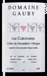 LES CALCINAIRES - Domaine Gauby - 2023 - Rouge