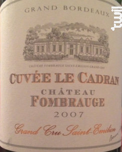 Cuvée Le Cadran - Bernard Magrez - 2012 - Rouge
