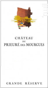 Château du Prieuré des Mourgues – Grande Réserve - Château du Prieuré des Mourgues - 2016 - Rouge
