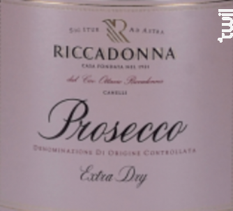 Prosecco Doc Extra Dry - Riccadonna - No vintage - Blanc