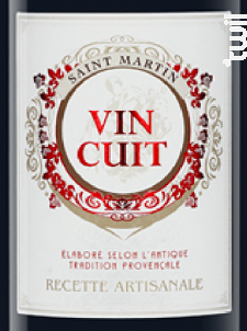 Vin cuit de Provence - Château de Saint-Martin - No vintage - Rouge