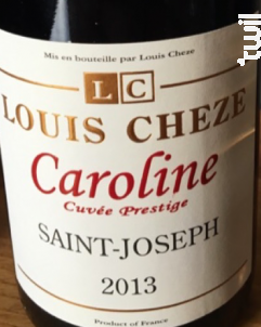 Caroline cuvée prestige - Domaine Louis Cheze - 2022 - Rouge
