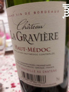 Château la Gravière - Château la Gravière - 1989 - Rouge