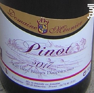 Pinot - Domaine Meunier - 2017 - Rouge