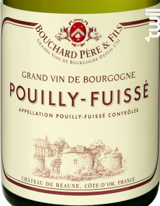 Pouilly-fuissé - Bouchard Père & Fils - 2016 - Blanc