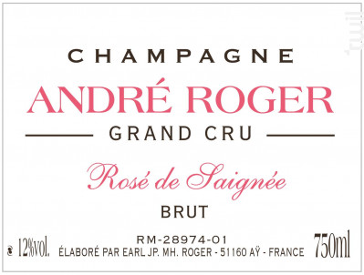 Rosé de Saignée - Champagne André Roger - No vintage - Rosé