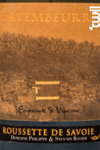 Batembeurre - Domaine RAVIER Sylvain et Philippe - 2019 - Blanc