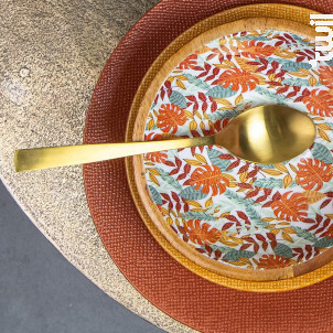 Cuillère À Café Monobloc Jet Doré lot De 6 - jean dubost -  - 