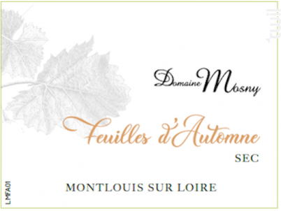 Feuilles d'automne - Domaine Mosny - 2024 - Blanc