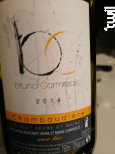 Chambaudière - Domaine Bruno Cormerais - 2018 - Blanc