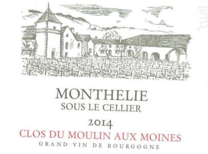 Monthélie Sous le Cellier - Clos du Moulin aux Moines - 2014 - Blanc
