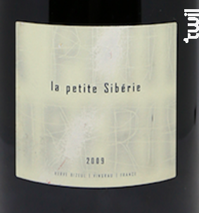 La Petite Sibérie - Hervé Bizeul - Le Clos des Fées - 2021 - Rouge