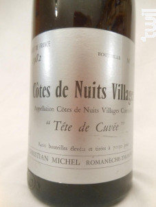 Côtes de Nuits Villages Tête de Cuvée - Christian Michel - 1982 - Rouge
