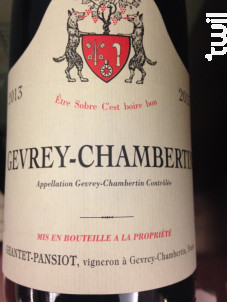 Gevrey Chambertin - Geantet Pansiot - 1998 - Rouge