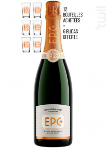 Blanc de Blancs Extra-Brut - EPC Champagne - No vintage - Effervescent
