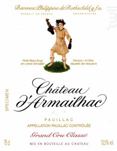 Château d'Armailhac - Domaines Baron Philippe de Rotschild - Château d'Armailhac - 2006 - Rouge