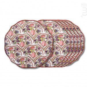 Assiette À Dessert Jaipur 21 Cm lot De 6 - table passion -  - 