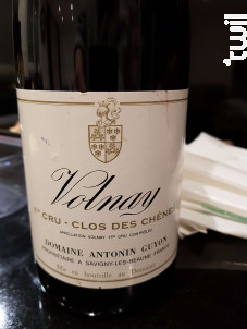 Volnay 1er Cru - Clos des Chènes - Domaine Antonin Guyon - 2023 - Rouge