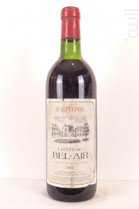Chateau Bel Air St-Estephe - Château Bel Air - 1982 - Rouge