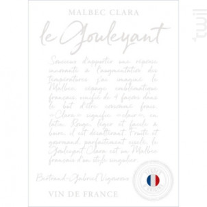Le Gouleyant Malbec Clara - Le Gouleyant - 2024 - Rouge