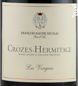 Les Vergers - Maison François-Xavier Nicolas - 2017 - Rouge
