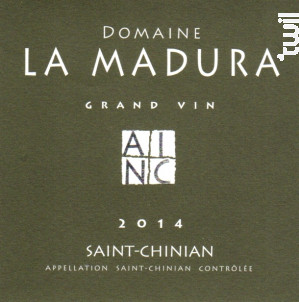 La Madura Grand Vin - Domaine La Madura - 2015 - Rouge